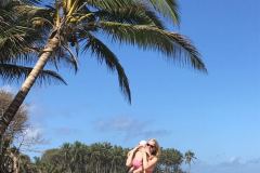 Palm trees at Encuentro beach